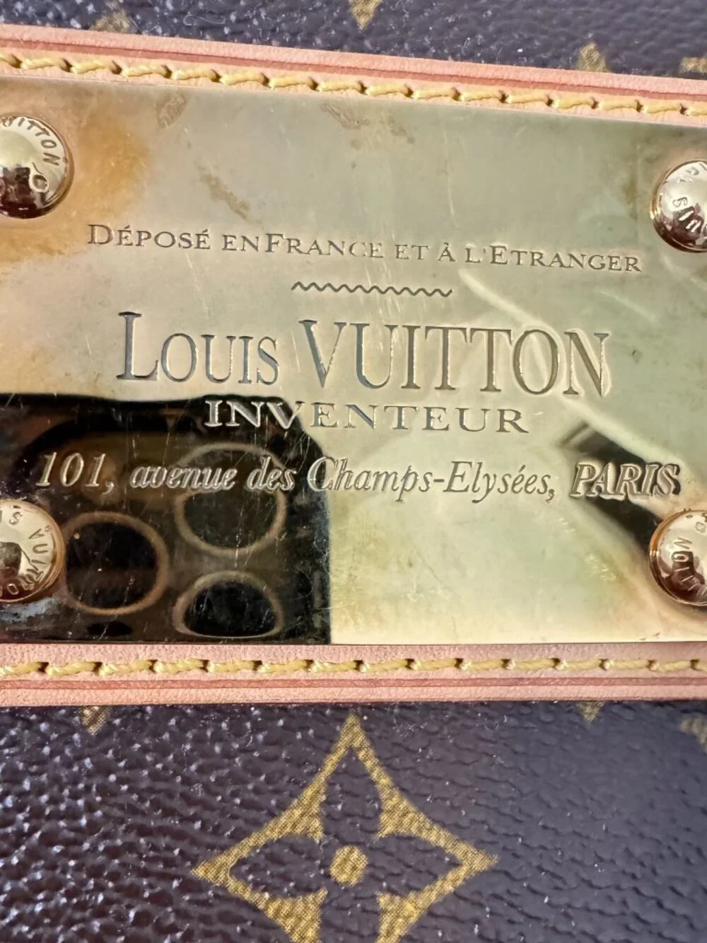 LOUIS VUITTON Authentic Monogram Hampstead GM